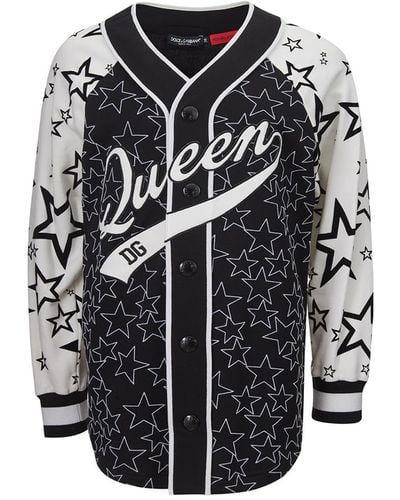 Dolce & Gabbana 'D&Amp;G Queen' Sweatshirt Mit Knopfen - Mehrfarbig
