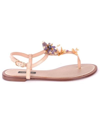 Dolce & Gabbana Flip-Flops - Pink