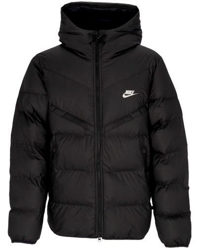 Nike Storm Fit Windrunner Primaloft Hooded Jacket Down Jacket//Sail - Black