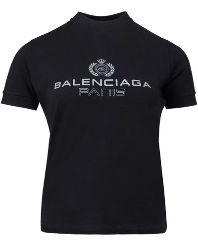 Balenciaga T-Shirt Mit -Logo - Schwarz