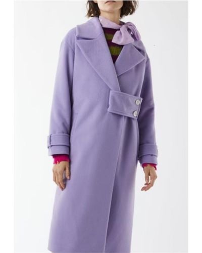Silvian Heach Coat - Purple