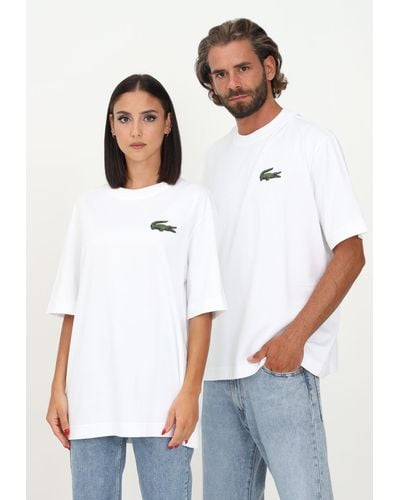 Lacoste T-Shirt Und Polo Weib - Weiß