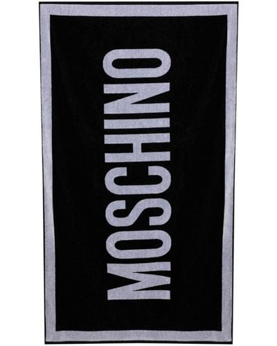 Moschino Beach Towel - Black