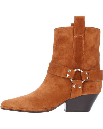 Sergio Rossi Boots Leather - Brown