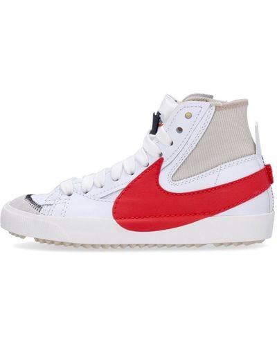 Nike Blazer Mid 77 Jumbo/Habanero/Rattan/ High Shoe - Red