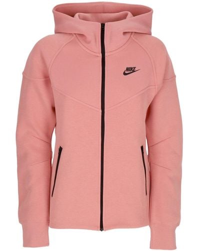 Nike 'Lightweight Zip Hoodie W Sportswear Tech Fleece Windrunner Full-Zip Hoodie Stardust - Pink