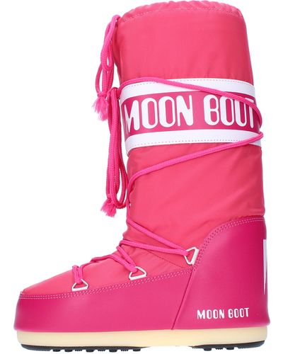 Moon Boot Boots - Pink