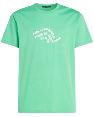 Karl Lagerfeld T-Shirt Hommes - Vert