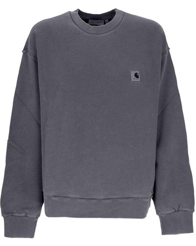 Carhartt Tacoma Sweat Garment Dyed Lightweight Crewneck Sweatshirt - Gray