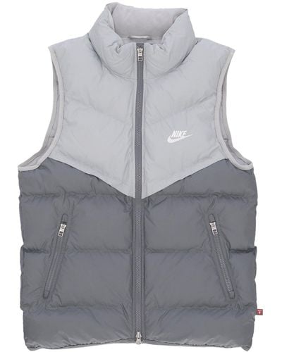 Nike Storm Fit Sleeveless Down Jacket Windrunner Vest Lt Smoke/Smoke/Sail - Gray
