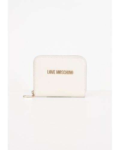 Love Moschino Wallets Ivory - Natural