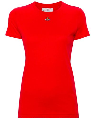 Vivienne Westwood T-Shirt Et Polo Rouges
