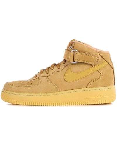 Nike High Shoe Air Force 1 Mid 07 Wb Flax/Wheat/Gum Light - Natural