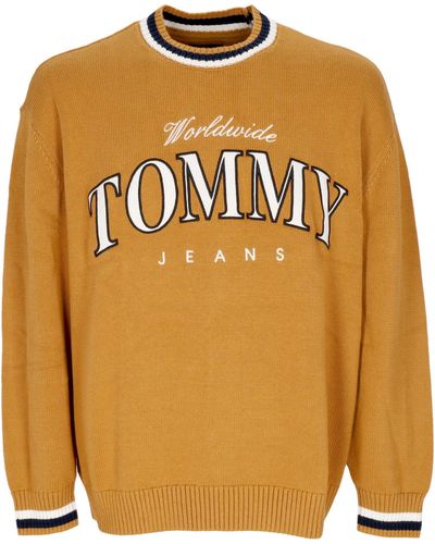 Tommy Hilfiger Relaxed Varsity Sweater Alchemy - Orange