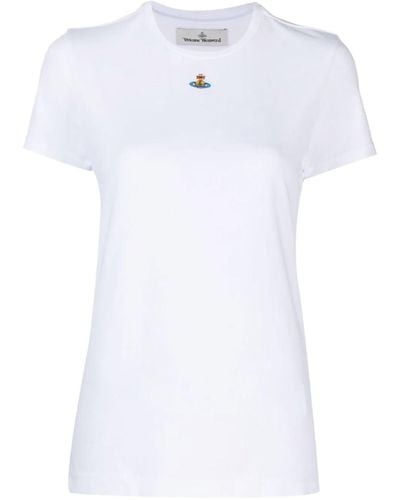Vivienne Westwood Weibes T-Shirt Und Polo - Weiß