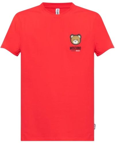 Moschino T-Shirt Mann - Rot