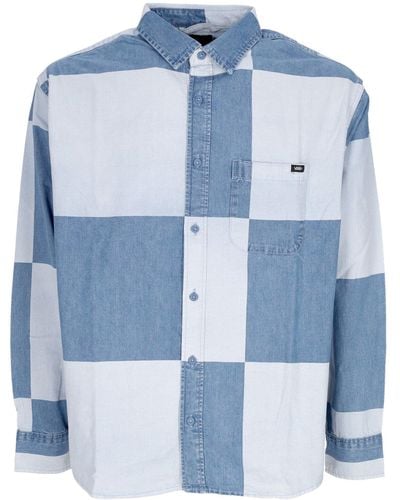 Vans Gomez Long Sleeve Shirt Denim L/S Woven Vintage - Blue