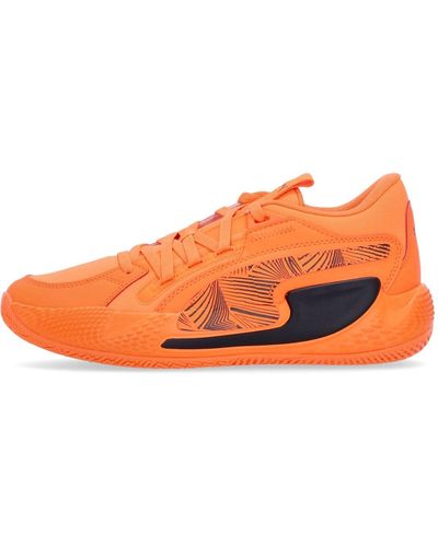 PUMA Chaussure De Basket Homme Court Rider Chaos Laser Ultra/Clementine - Orange