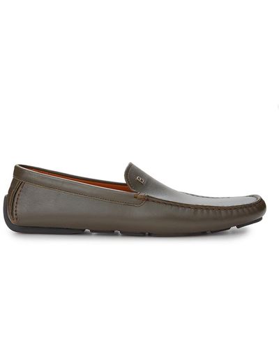 Bally Leather Wander Loafer - Gray