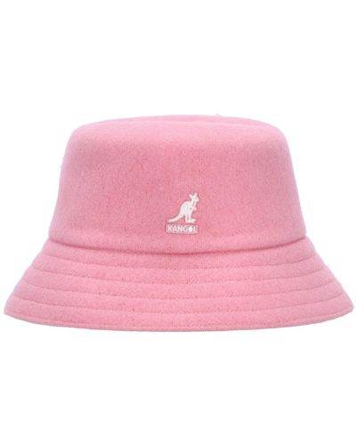 Kangol 'Wool Lahinch Bucket Hat - Pink