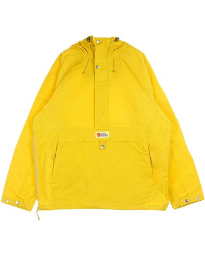 Fjallraven Vardag Anorak Mustard Removable Jacket - Yellow