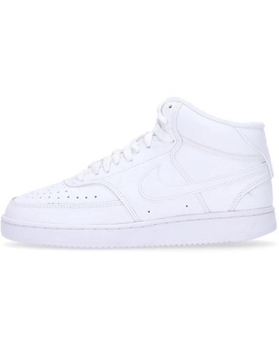 Nike Wmns Court Vision Mid// High Shoe - White