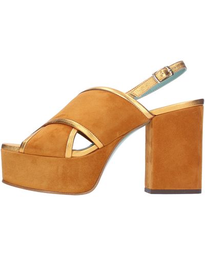Paola D'arcano Sandals Leather - Brown