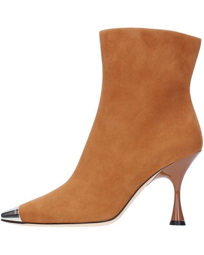 Sergio Rossi Boots Leather - Brown