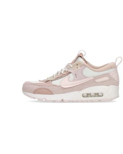Nike W Air Max 90 Futura Summit/Light Soft/Barely Rose Low Shoe - White