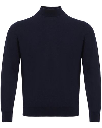 Colombo Cashmere And Silk Puffer - Blue