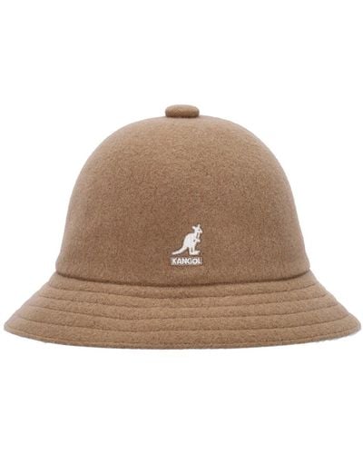 Kangol Wool Casual Bucket Hat - Brown