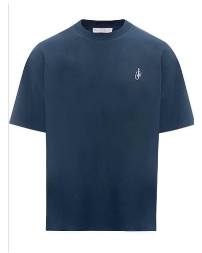 JW Anderson T-Shirt Und Poloshirt Blau