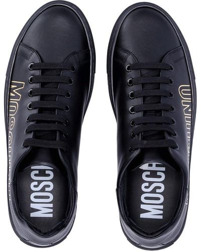 Moschino Serena25 Turnschuhe Schwarz - Blau