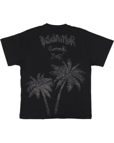 DISCLAIMER T-Shirt W Summer Lover Strass Tee - Black