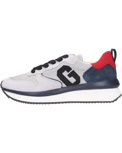 Guess Sneakers Grau-Blau-Rot