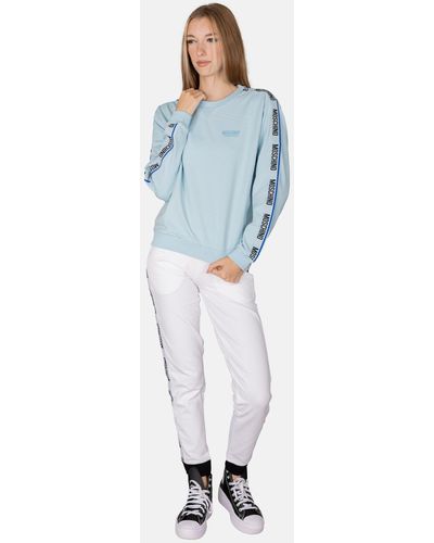 Moschino Sweatshirt Fur Frauen - Blau
