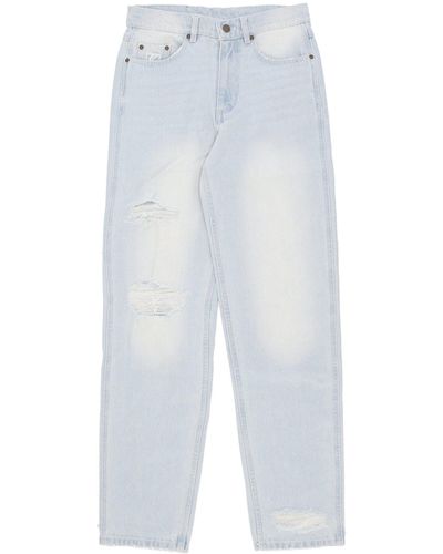 Karlkani Jeans Baggy Five Pocket Heavy Distressed Denim Pant Light - Blue