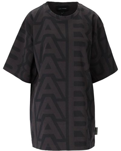 Marc Jacobs The monogram big schwarz holzkohle t-shirt