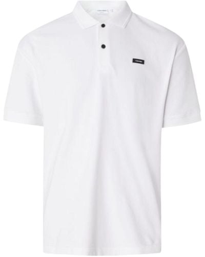 Calvin Klein Poloshirt Fur Manner - Weiß