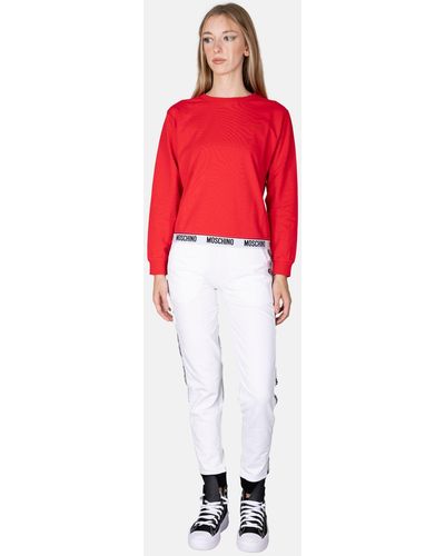 Moschino Sweatshirt Fur Frauen - Rot