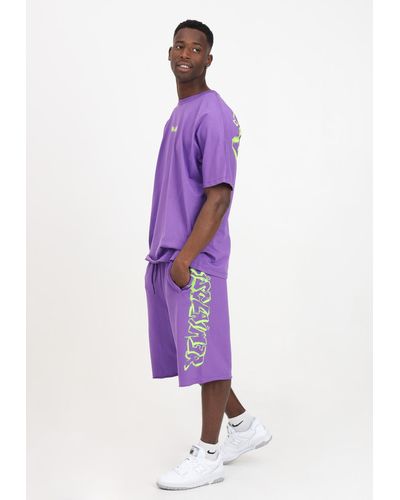 DISCLAIMER Shorts - Purple