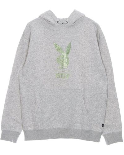 Huf Sweat A Capuche Homme Strass Po Hoodie X Playboy - Gris