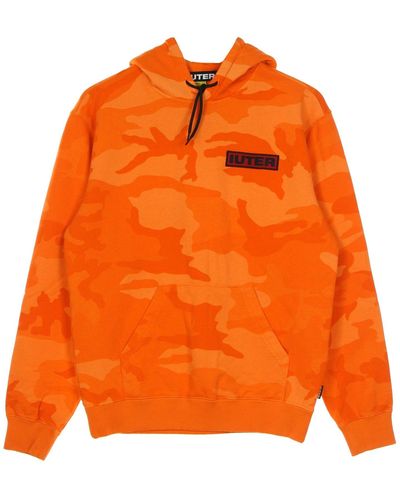 Iuter 'Lightweight Hooded Sweatshirt Struggle Camo Hoodie - Orange