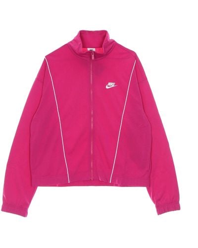 Nike W Essential Trainingsanzug Active Damen-Trainingsanzug-Set - Pink