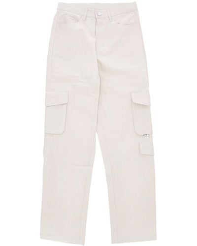 Arte' Long 'Porter Double Pocket Pants - White