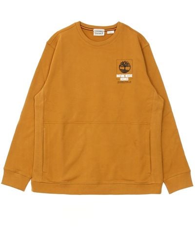 Timberland Leichtes Herren-Sweatshirt Mit Rundhalsausschnitt Nnh Crewneck Sweatshirt - Orange