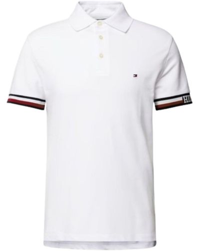 Tommy Hilfiger Hommes Polo - Blanc