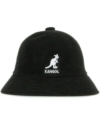 Kangol Bucket Hat Big Logo Casual - Black