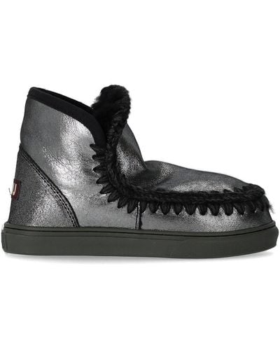 Mou Eskimo Microglitter Sneaker - Black