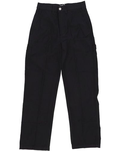 Obey Long Big Timer Twill Double Knee Carpenter Pant - Black
